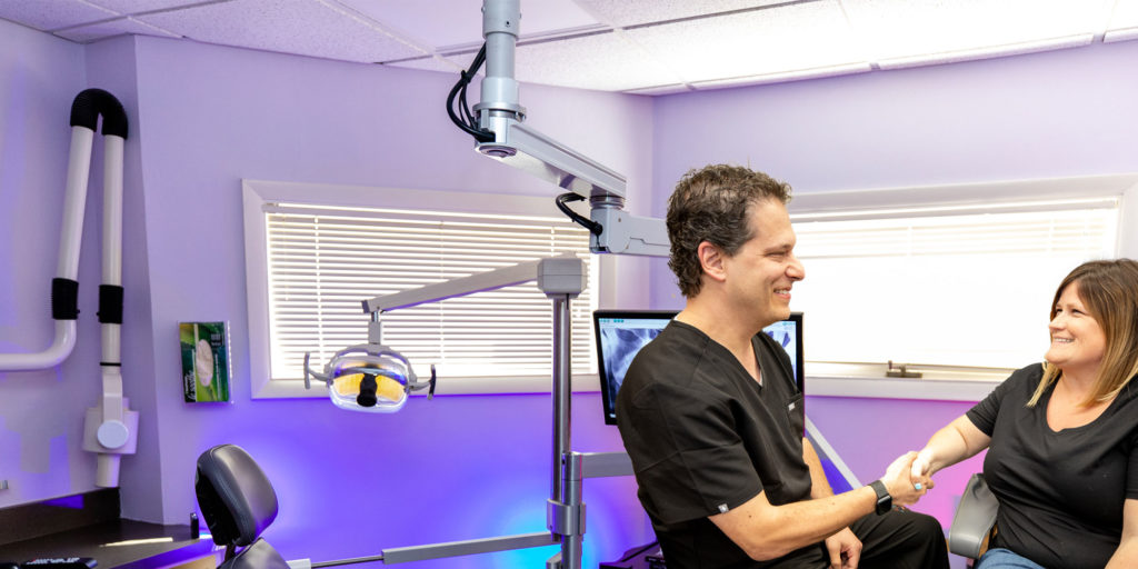 dental patient smiling